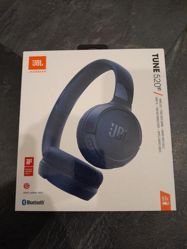 JBL Tune 520BT Nieuw in doos! NIEUW!!!, Audio, Tv en Foto, Koptelefoons, Nieuw, Op oor (supra aural), Draadloos, Bluetooth, Ophalen of Verzenden