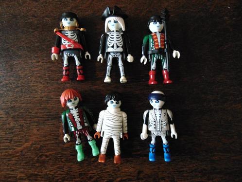 Playmobil Zes Heloween Popjes, Kinderen en Baby's, Speelgoed | Playmobil, Gebruikt, Ophalen