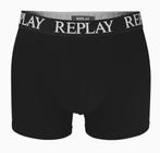 Partij 2-pack Replay boxershorts zwart, NHP International, Sales@nhp-international.com, Zwart, Lange voren 21A