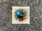 Frankrijk 1998 WK voetbal gestempeld, Postzegels en Munten, Ophalen of Verzenden, Gestempeld