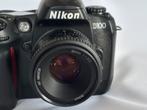 Nikon D100 met Nikkor 50mm F1.8D, Audio, Tv en Foto, Fotocamera's Digitaal, Ophalen of Verzenden, Gebruikt, Nikon