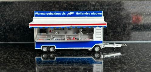 Resin bouwpakket viskar viskraam visboer marktkraam 1:87 H0, Hobby en Vrije tijd, Modelauto's | 1:87, Nieuw, Overige merken, Verzenden