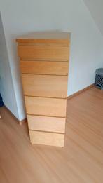 Ikea Malm ladekast inc spiegel, Ophalen, Minder dan 50 cm, Gebruikt, 5 laden of meer