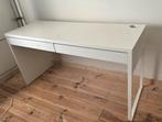 Bureau Micke Ikea wit 142/50cm met twee lades, Huis en Inrichting, Bureaus, Ophalen, Gebruikt, Bureau