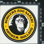 Sticker: Burgers Zoo Safari - Arnhem (4), Ophalen of Verzenden, Zo goed als nieuw, Dier en Natuur