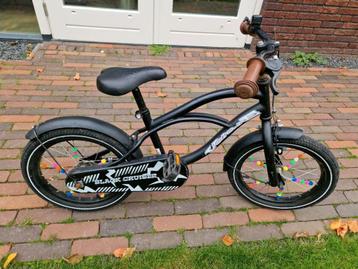 Stoere Jongens fiets 16 inch. Volare black cruiser beschikbaar voor biedingen