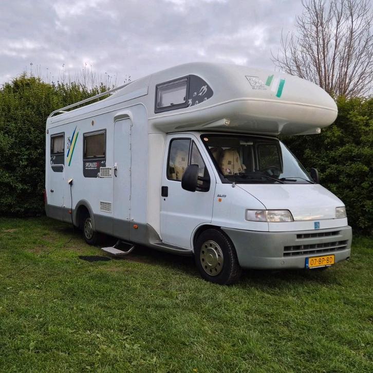 Knaus Traveller 6 pers 2x airco Fiat ducato 2.8jtd, Caravans en Kamperen, Campers, Particulier, tot en met 6, Alkoof, Knaus, Fiat