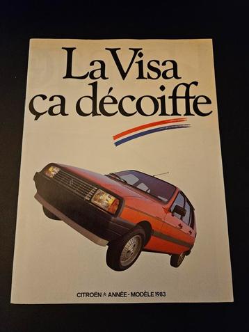 Brochure Citroën Visa model 1983 incl GT & Décapotable  beschikbaar voor biedingen