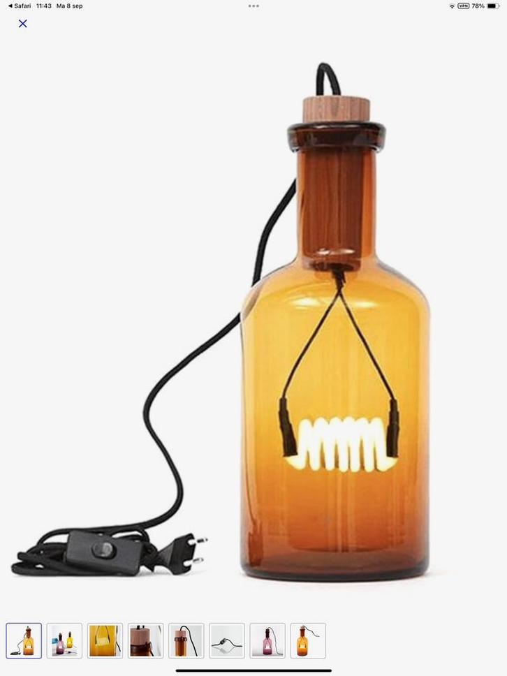 Seletti Bouché tafellamp (design), lamp NIEUW, Huis en Inrichting, Lampen | Tafellampen, Nieuw, Minder dan 50 cm, Glas, Ophalen of Verzenden