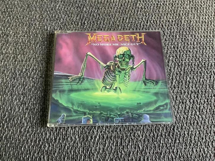 Megadeth-No More Mr Nice Guy single (UK/very rare!), Cd's en Dvd's, Cd Singles, Gebruikt, Rock en Metal, Ophalen of Verzenden