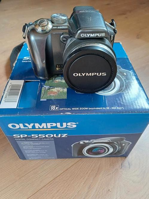 Goed werkende Olympus SP-550UZ camera incl. Samsonite tas, Audio, Tv en Foto, Fotocamera's Digitaal, Gebruikt, Compact, Olympus