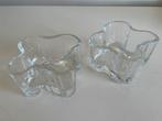 2 Iittala Alvar Aalto ‘Votive’ Waxinelichthouder Transparant, Huis en Inrichting, Overige materialen, Ophalen of Verzenden, Zo goed als nieuw
