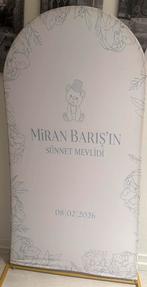 Te huur: Luxe frame/ welkomstbord met gepersonaliseerd doek, Ophalen of Verzenden, Nieuw