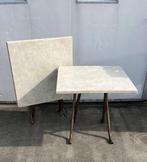 5 stuks horeca klaptafels terras tafels 80x80 inklapbaar, Ophalen, Gebruikt
