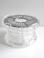 Gezellig vintage glazen theelichtje, in prachtstaat, Antiek en Kunst, Ophalen of Verzenden