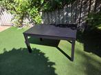 Ikea uitschuifbare tafel, zwart, 84x220cm, Huis en Inrichting, Tafels | Eettafels, Ophalen, Gebruikt, 200 cm of meer, 50 tot 100 cm