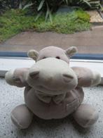 Bol Nijlpaard merk Tiamo fijn ribfluweel ca 16 cm zittend, Ophalen of Verzenden, Zo goed als nieuw, Paard