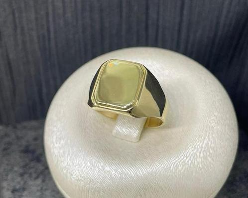 Prachtige 14 karaats gouden zegelring maat 21.75, Sieraden, Tassen en Uiterlijk, Ringen, Nieuw, Dame of Heer, 20 of groter, Goud