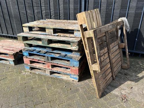 Planken pallets te koop ,ook los hout, Doe-het-zelf en Verbouw, Hout en Planken, Plank, Steigerhout, Minder dan 200 cm, Minder dan 25 mm