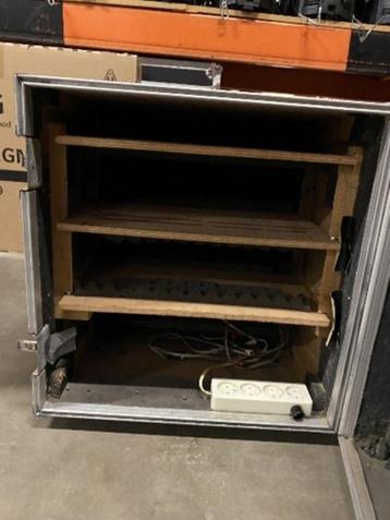 Rackcase met voor en achterzijde deksel 52x57x55cm beschikbaar voor biedingen