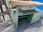Stoere industriële werkbank, Doe-het-zelf en Verbouw, Werkbanken, Ophalen, Gebruikt, 70 tot 120 cm, Nvt