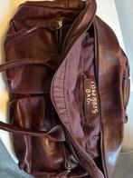 Cowboysbag Handtas aubergine kleur- Leer, Sieraden, Tassen en Uiterlijk, Tassen | Damestassen, Ophalen of Verzenden, Gebruikt