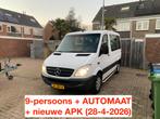 Mercedes-Benz Sprinter 311 CDI AUT 9-persoons 2009 Topstaat!, Auto's, Mercedes-Benz, Automaat, Zwart, 2000 kg, Wit