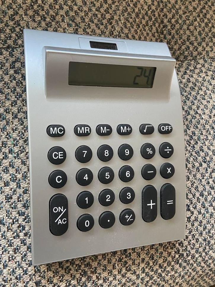 Grote Bureau Rekenmachine XL - Groot - Calculator, Diversen, Rekenmachines, Gebruikt, Ophalen of Verzenden