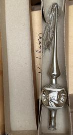 Oude piek met deuken en tinsel vintage kerst originele ovp, Ophalen, Gebruikt