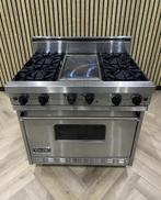 Prachtig Amerikaans Viking Fornuis 91CM Gas + Grillplaat, 60 cm of meer, Ophalen of Verzenden, Zo goed als nieuw, Gas