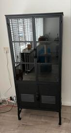 Stijlvolle wandkast, Ophalen, 100 tot 150 cm, Zo goed als nieuw, Metaal