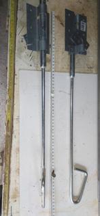 staartgrendel schuurdeur, Doe-het-zelf en Verbouw, Hang- en Sluitwerk, Ophalen of Verzenden, Nieuw, Rvs, Slot