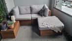 Loungeset op verschillende manieren neer te zetten, Tuin en Terras, Tuinsets en Loungesets, Ophalen, Gebruikt, 3 zitplaatsen, Bank
