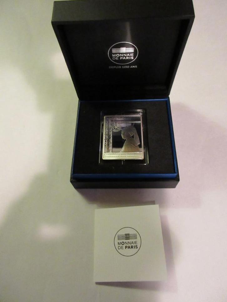 MEISJE MET PAREL, zilver, proof, Frankrijk, 2021, cassette, Postzegels en Munten, Munten | Europa | Euromunten, Losse munt, Overige waardes