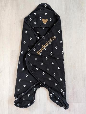 Puckababy Inbakerdoek - Zwart Bloem beschikbaar voor biedingen