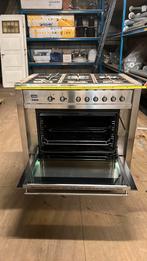 6-pits gasfornuis incl. oven, Ophalen, Gebruikt, 60 cm of meer, Inbouw