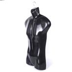 5x Torso met haak mannelijk Zwart polypropyleen holle rug., Import en groothandel Lili, Jaargetijdenweg 41B Enschede, Ophalen of Verzenden