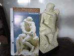 mooi origineel kus rodin beeld gesigneerd 20 cm, Antiek en Kunst, Ophalen of Verzenden