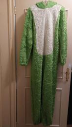 Groen Monster Onesie - Carnaval of Halloween, Carnaval, Zo goed als nieuw, Kleding, Geen
