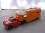 Dodge Articulated horse van matchbox super kings K18, Verzenden, Gebruikt, Bus of Vrachtwagen, Matchbox
