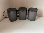 Sonos Play:1 - Set van 3 Zwarte Speakers, Gebruikt, Ophalen of Verzenden, Sonos, Minder dan 60 watt