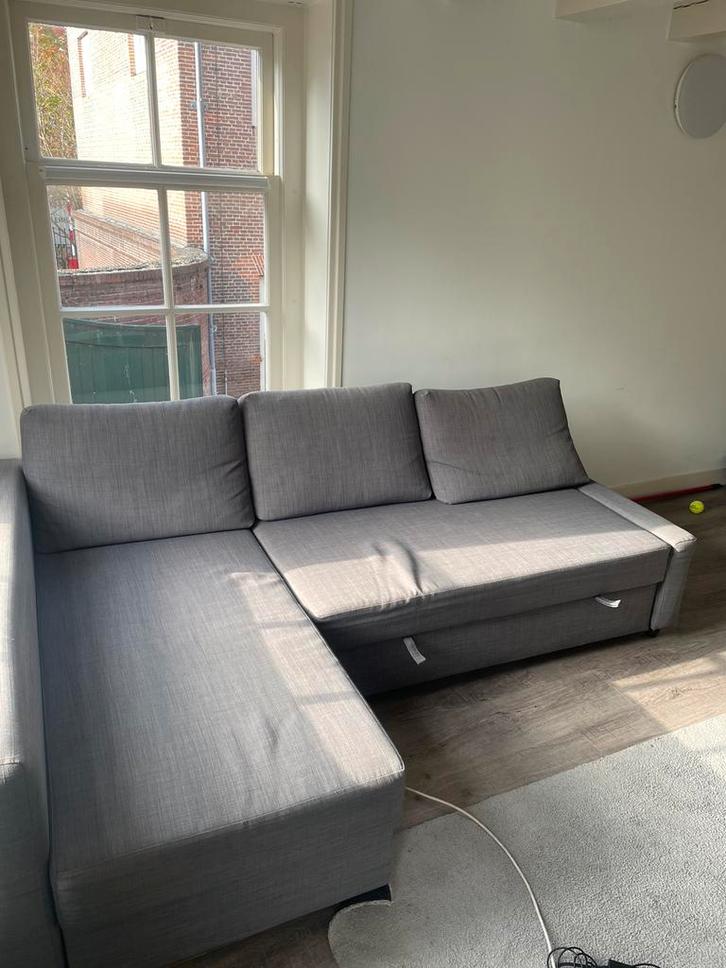 Ikea pull out couch, Huis en Inrichting, Slaapkamer | Slaapbanken, Zo goed als nieuw, 140 cm, Tweepersoons, Ophalen