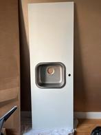 Ikea Fyndig spoelbak + Jarstorp werkblad wit, Ophalen, Wit, 50 tot 100 cm, Zo goed als nieuw
