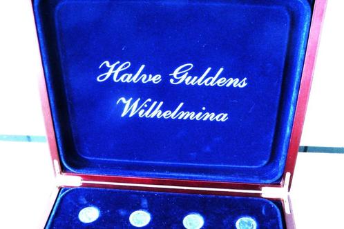 Unieke collectie – 16 zilveren halve guldens + kroonserie!, Postzegels en Munten, Munten | Nederland, Setje, Overige waardes, Koningin Wilhelmina