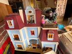 Grote Playmobil verzameling villa 70205 Camper poppetjes etc, Ophalen, Gebruikt, Poppenhuis