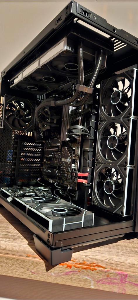 10x Zwarte ARGB Ventilatoren Met Infinity Mirror Game PC, Computers en Software, Overige Computers en Software, Nieuw, Ophalen of Verzenden