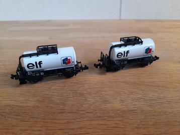 Minitrix ketelwagons ELF beschikbaar voor biedingen