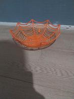 Halloween Snoepmand Spinnenweb Oranje, Ophalen of Verzenden