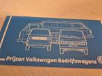 Januari 1980 prijs Nederlands Volkswagen bus T3 transporter, Ophalen of Verzenden, Zo goed als nieuw, Volkswagen