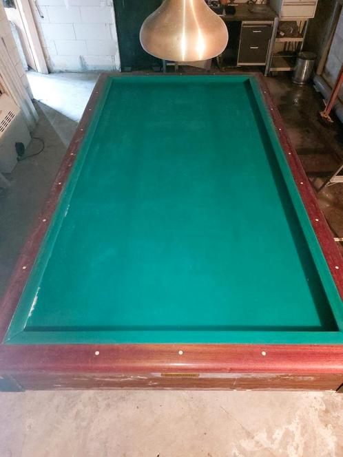 Biljarttafel Wilhelmina, gratis, Sport en Fitness, Biljarten en Poolen, Gebruikt, Biljarttafel, Ophalen